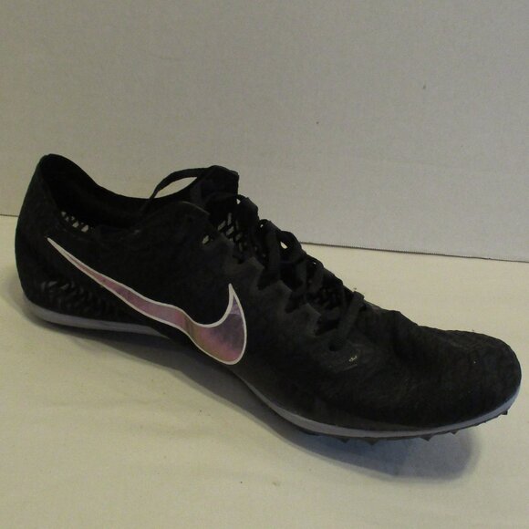 Nike Mamba V Shoes Men Size 10.5 Black White Track Field Lace Up Running Shoes main image 11